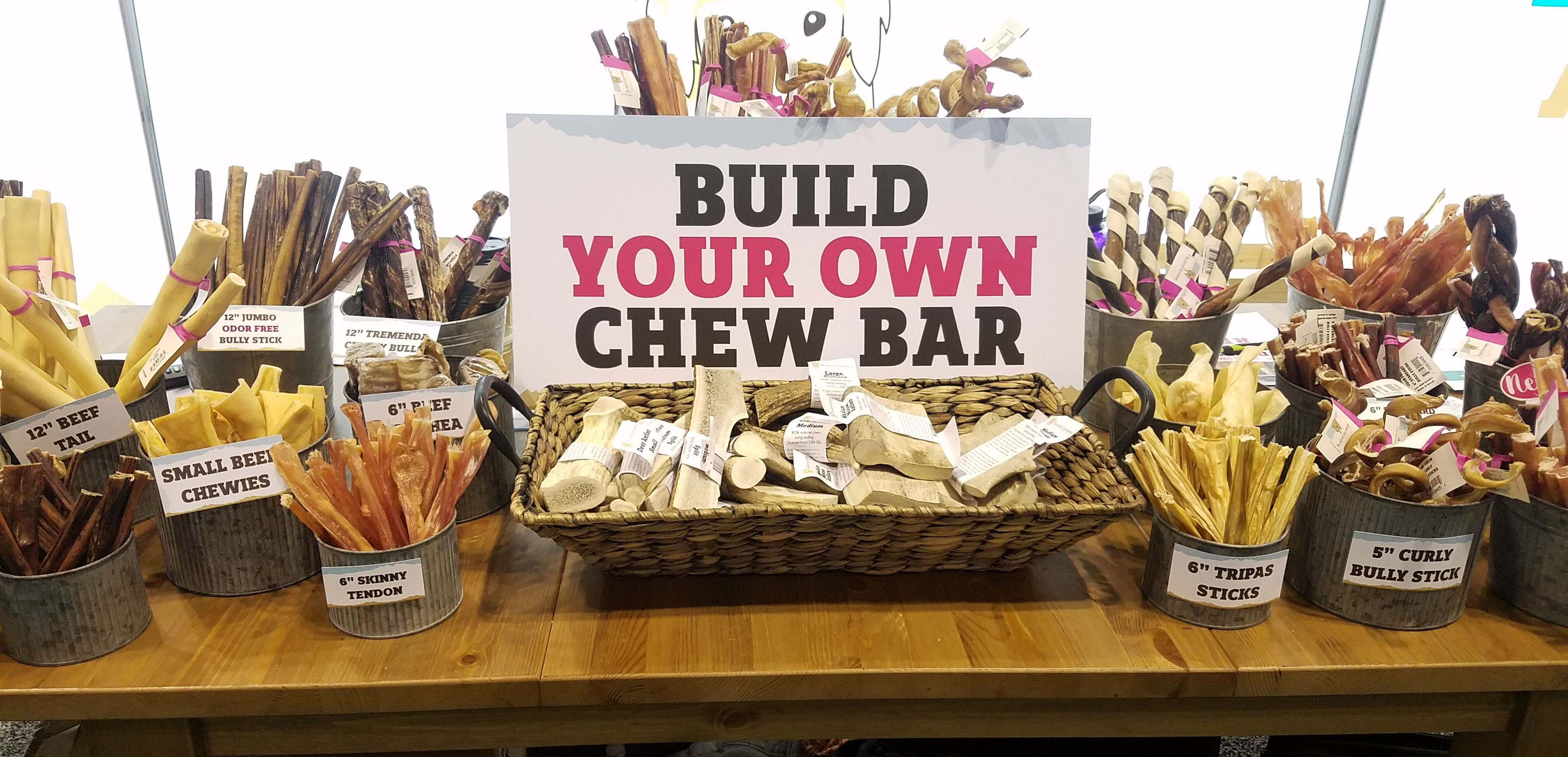 How to build the best Chew Bar for your pet supply store