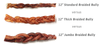 12" Jumbo Braided Bully Stick - Odor Free (Bulk)