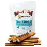 6" Bully Sticks - Natural Scent - 8 oz