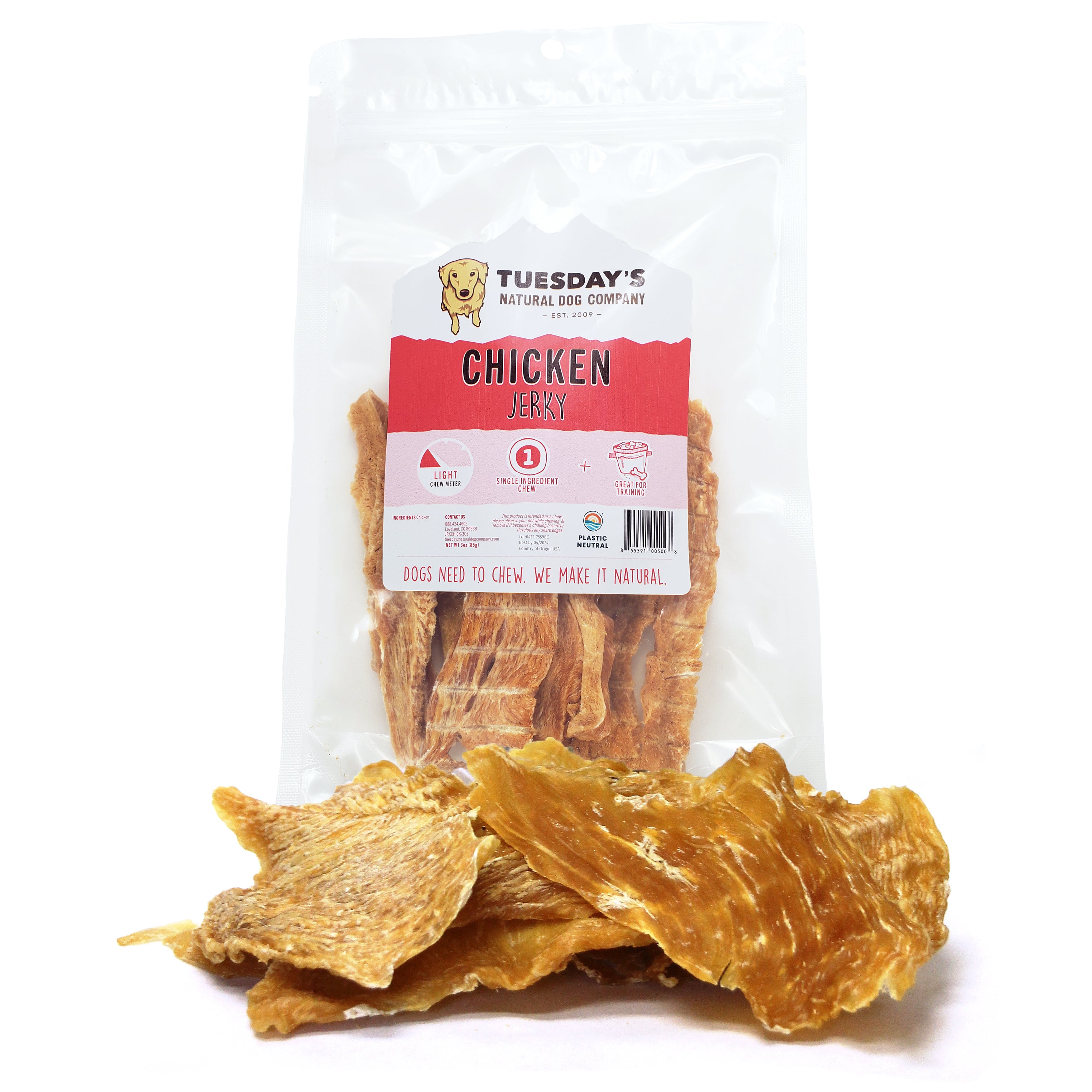 healthy chicken jerky