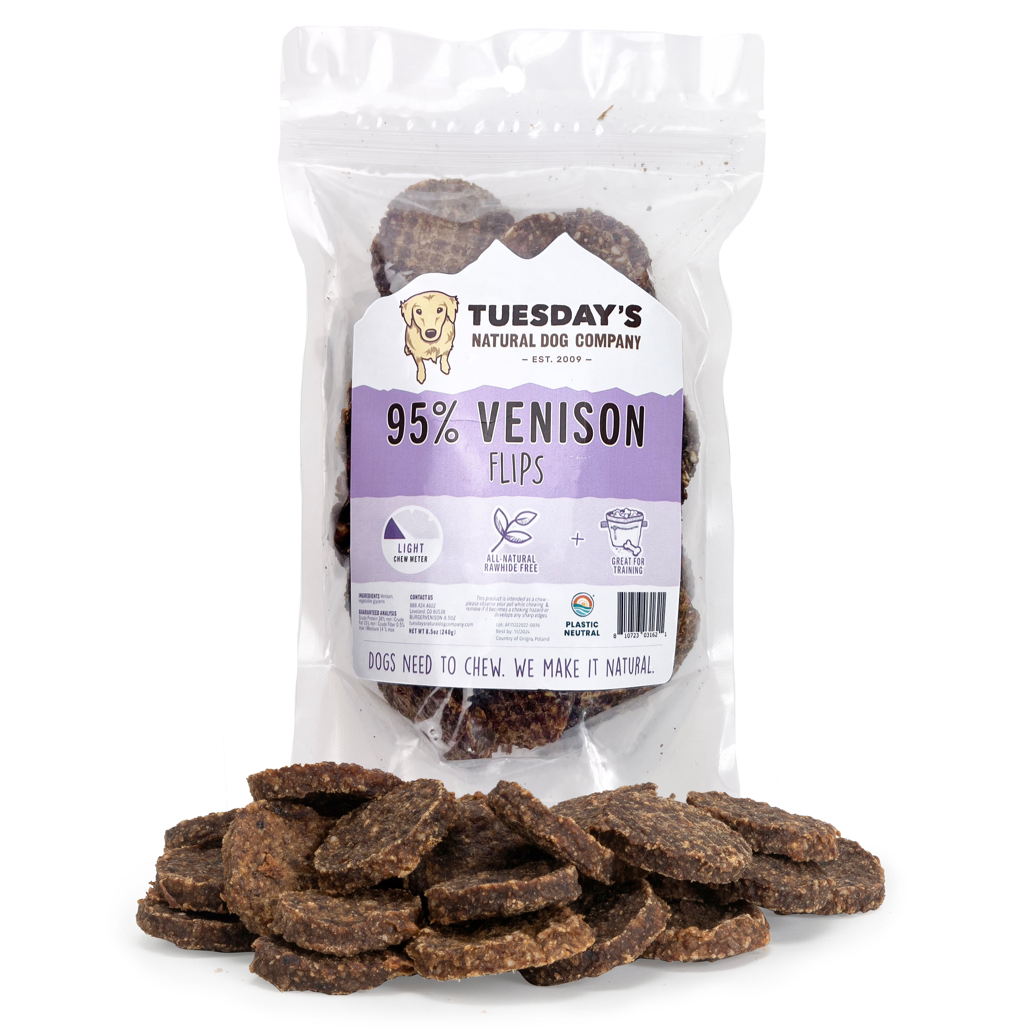 Venison discount dog treats