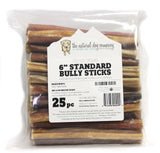 6" Standard Bully Sticks - Odor Free
